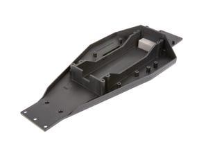 Traxxas Lower chassis (black) (166mm long battery compartment) (fits both flat and hump style battery packs) (use only with #3725R ESC mounting plate)
