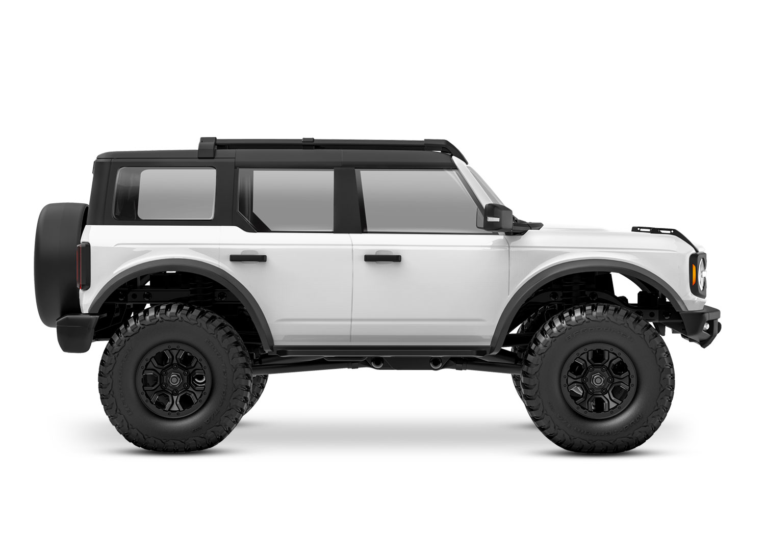 Traxxas TRX-4M Bronco 4WD Electric Scale and Trail Crawler with TQ 1/18 White