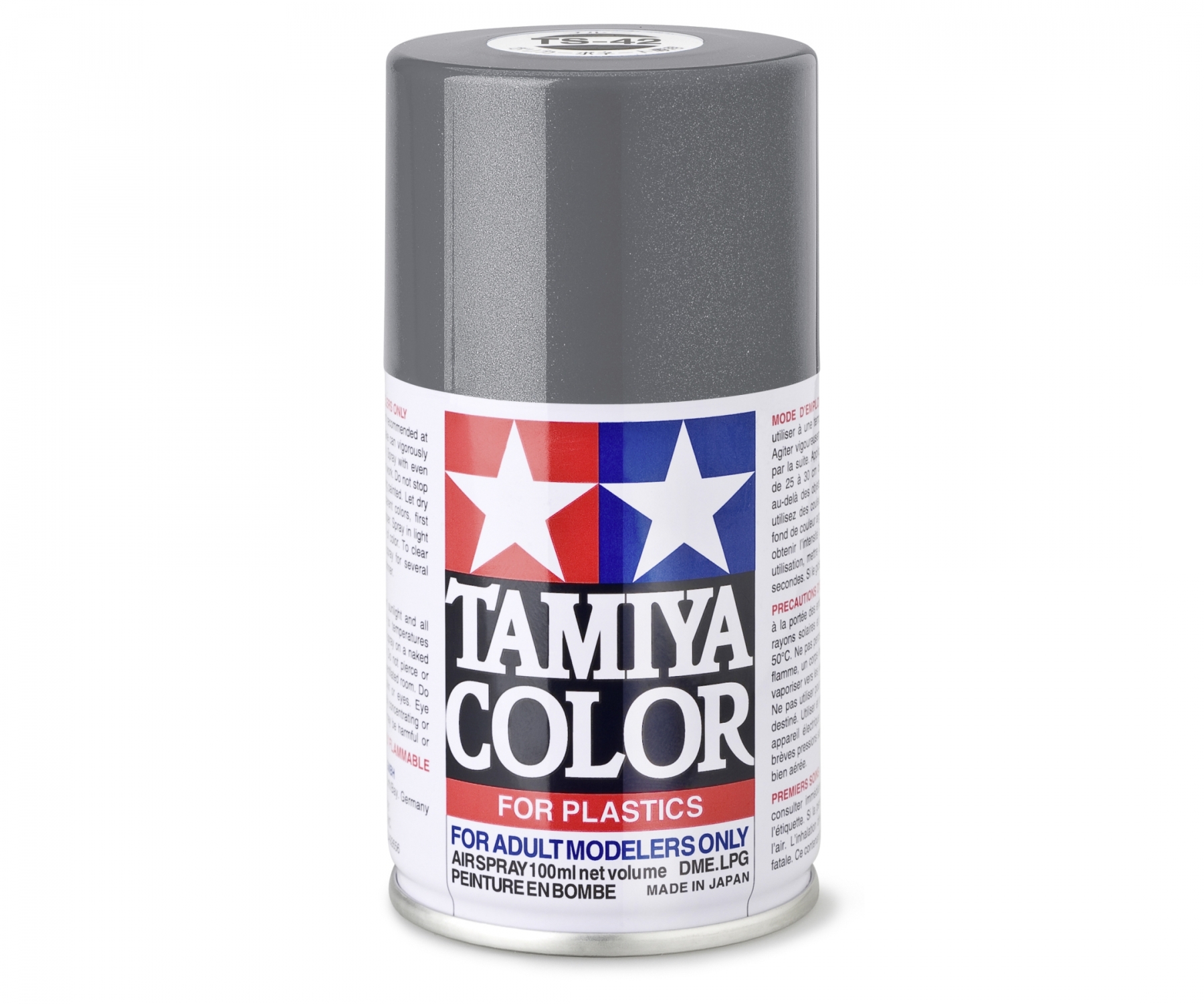 TS42 Spray Light Gun Metal brillant 100ml Tamiya