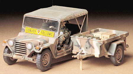 Tamiya US M151A2 Ford Mutt with M416 cargo trailer 1/35