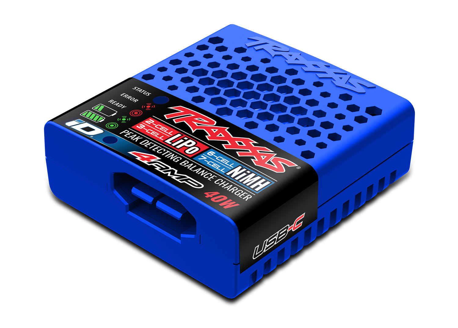 Traxxas 4-Amp USB-C Multi-Chemistry Charger with Traxxas iD® Technology