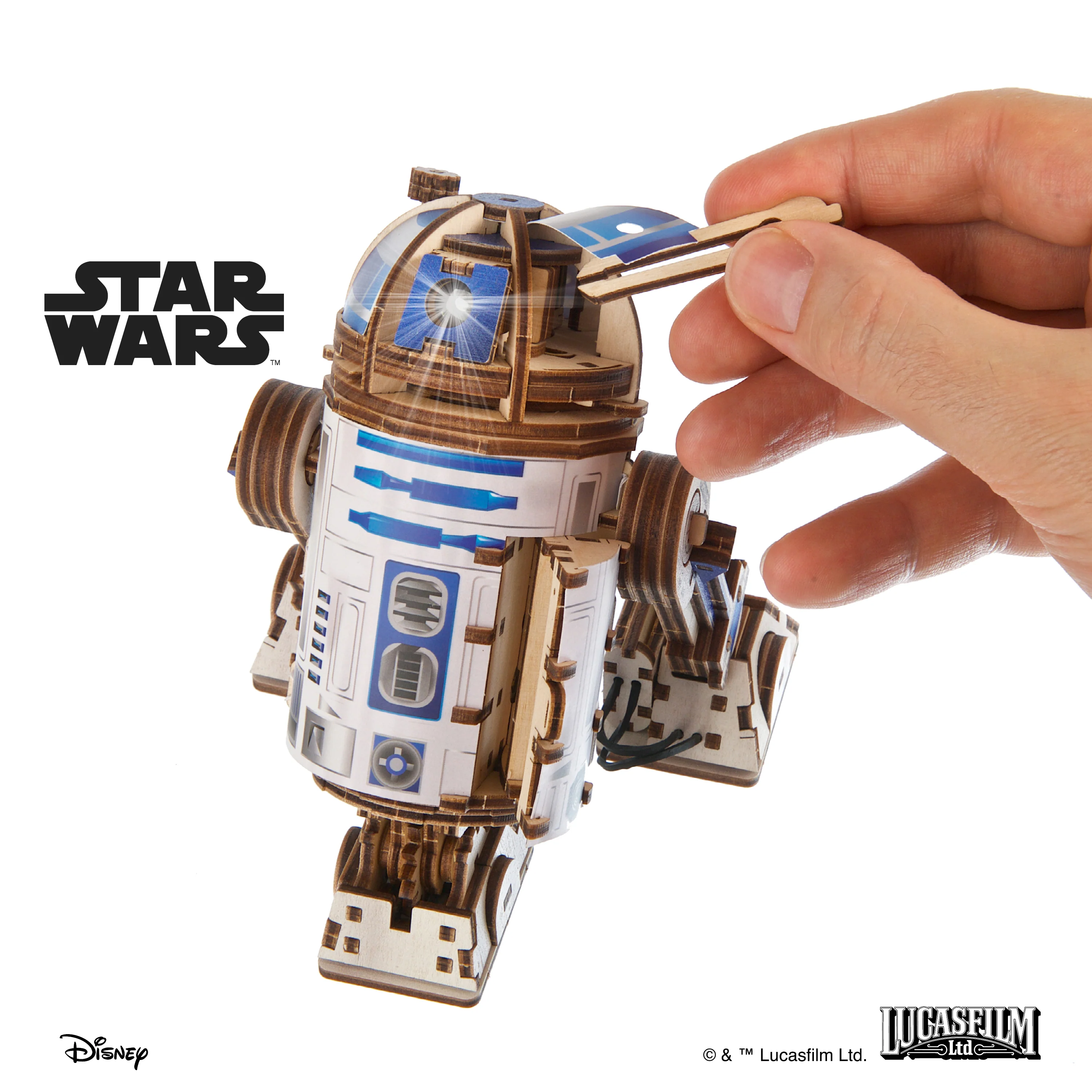 U-Gears R2-D2 Star Wars mechanisch houten bouwpakket