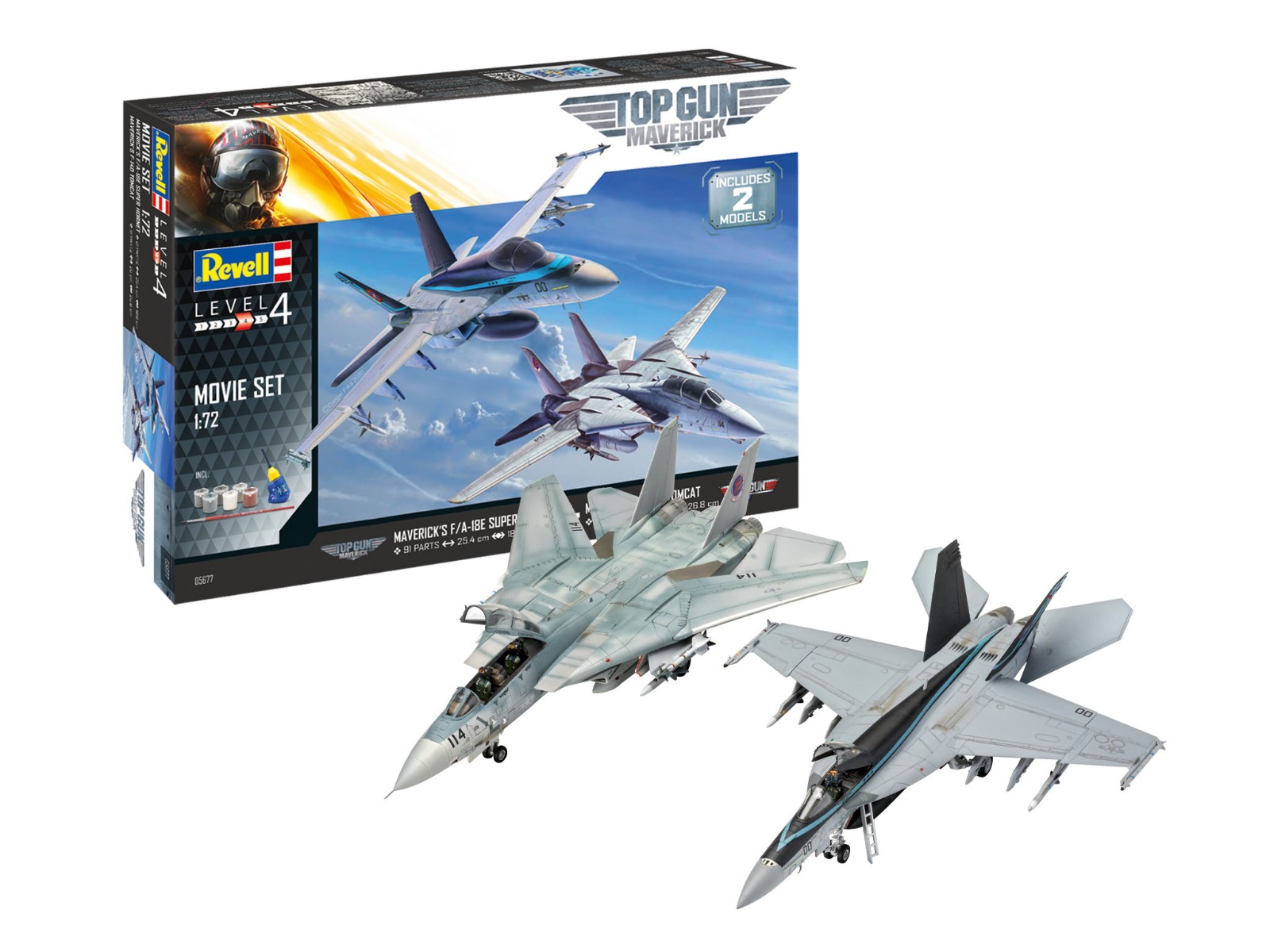 Revell Top Gun Maverick Movie Gift Set 1/72