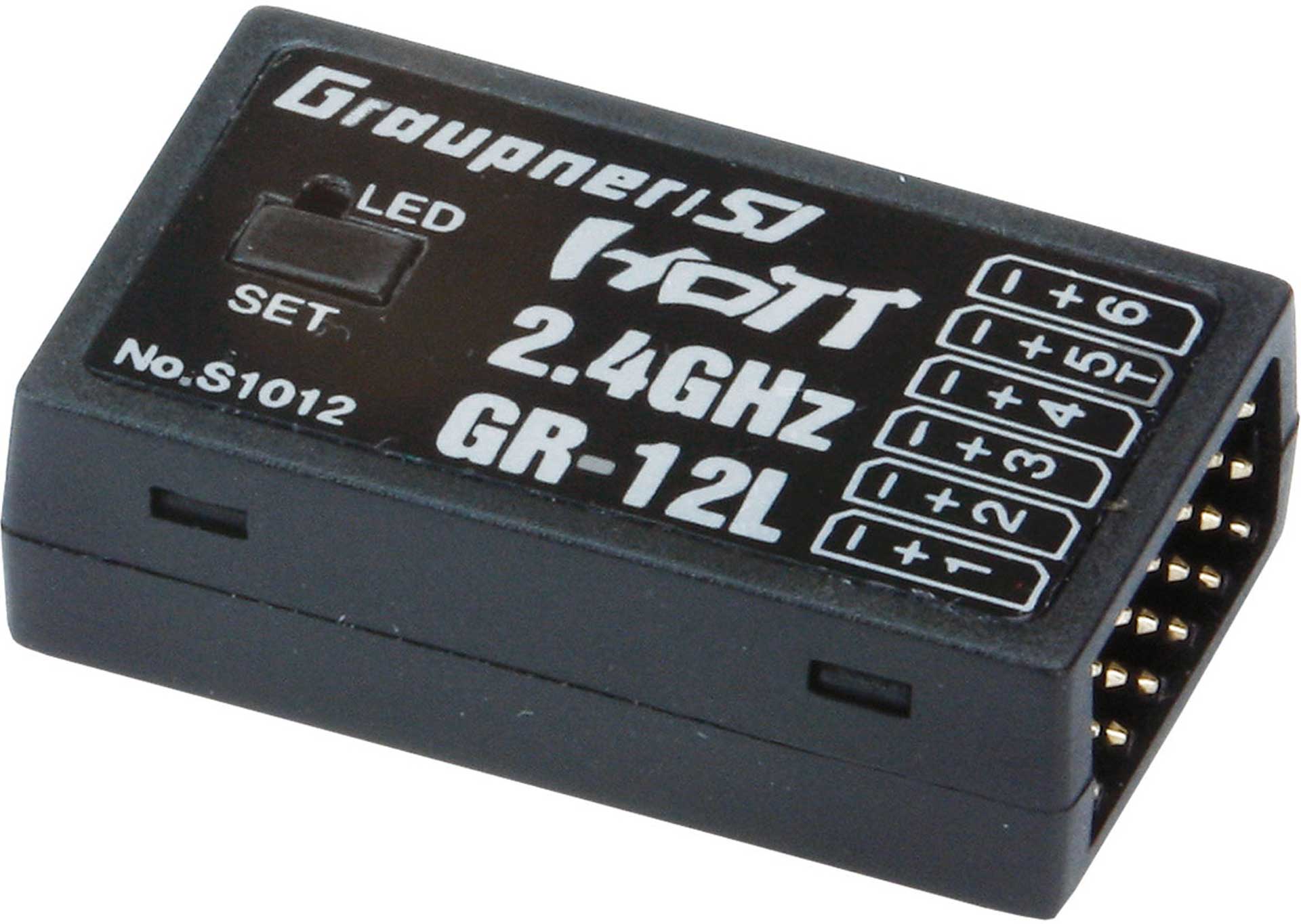 Graupner GR-12L 2.4GHz HOTT 6-kanaals Ontvanger