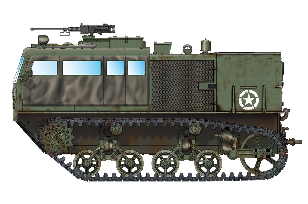 HobbyBoss M4 High Speed Tractor (3-in./90mm) 1/72