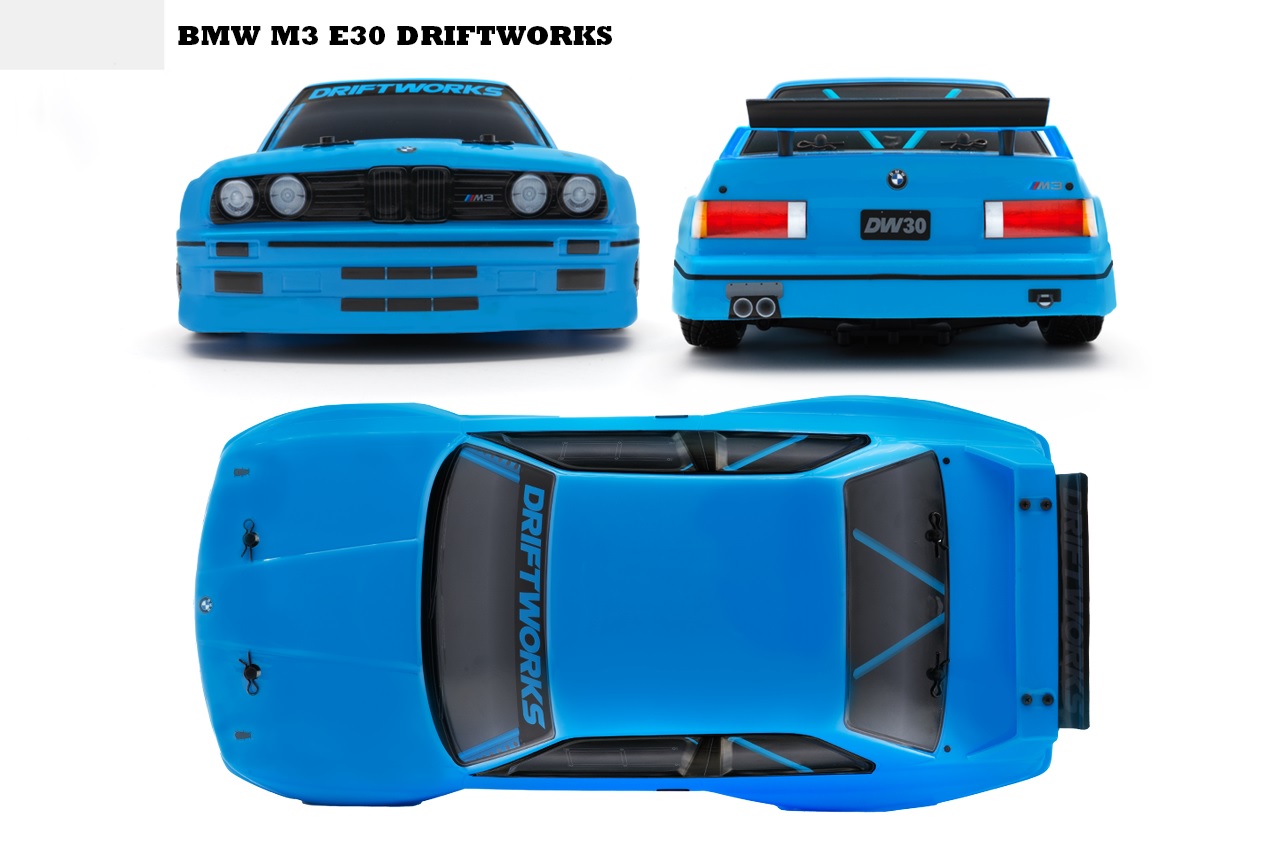 HPI RS4 Sport 3 Drift BMW E30 Driftworks 1/10
