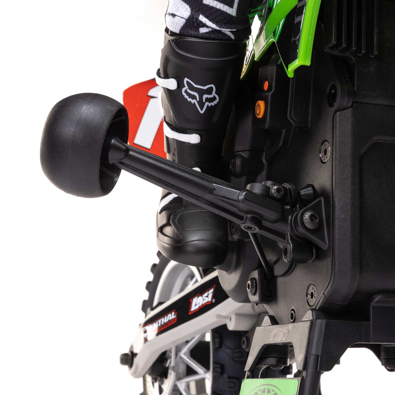 Losi Promoto-MX Pro Circuit 2S RTR Brushless Motorcycle (Battery and Charger Included), Green 1/4
