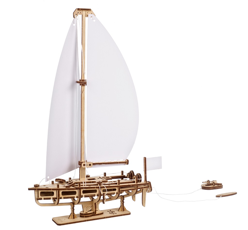 U-Gears Oceaan Parel Yacht mechanisch houten bouwpakket