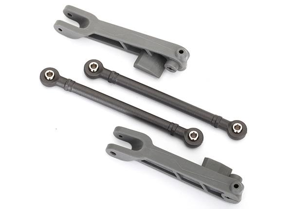 Traxxas Linkage, sway bar, rear (2) (assembled with hollow balls)/ sway bar arm (left & right)