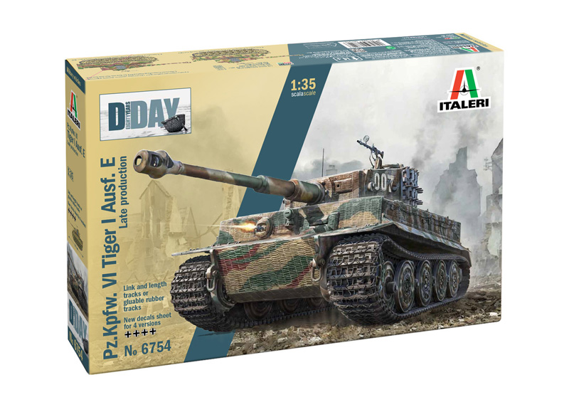 Italeri Pz.Kpfw. VI Tiger I Ausf. E late production 1/35