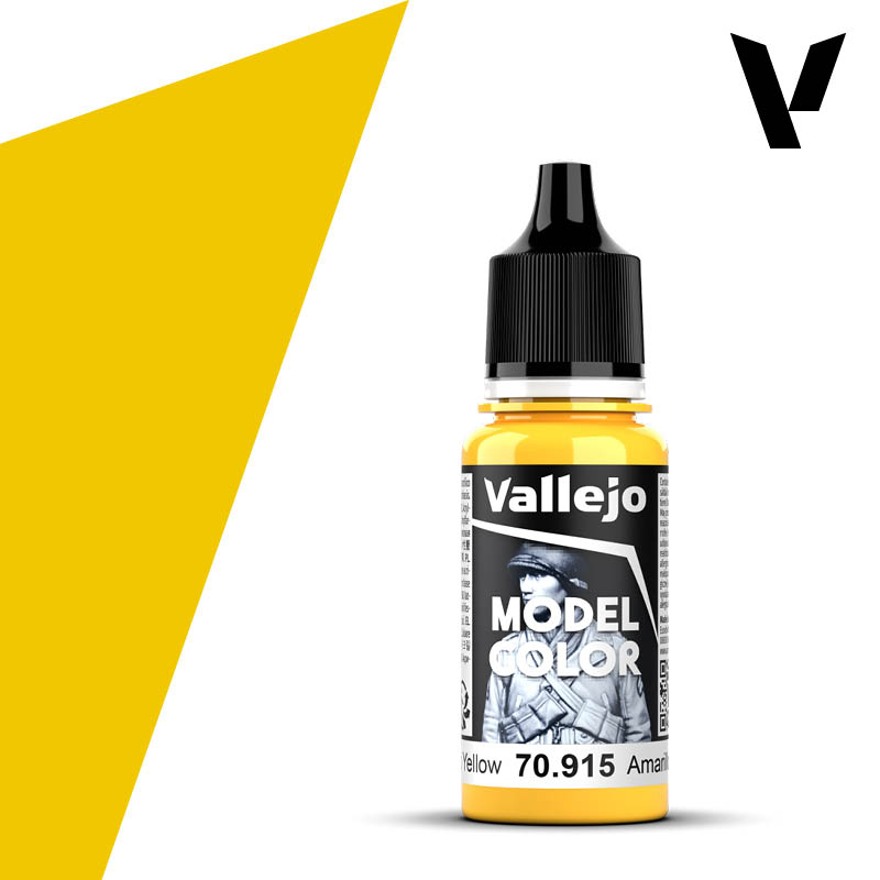 70915 Vallejo Deep Yellow Model Color 18ml
