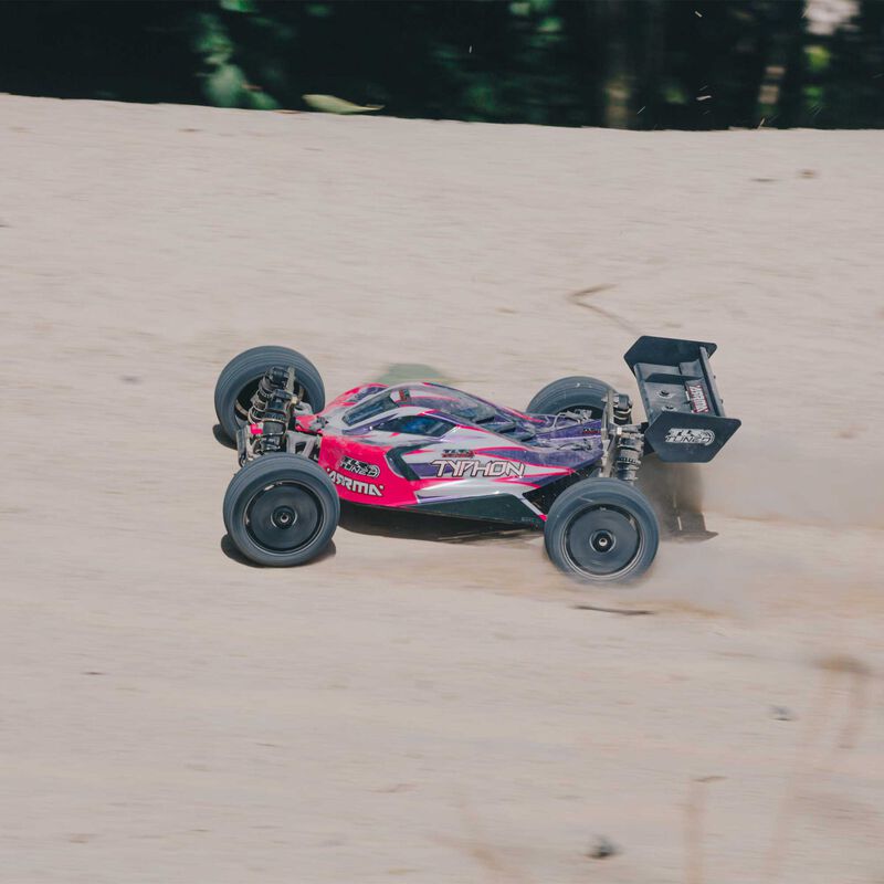 Arrma TLR Tuned TYPHON 4X4 Roller Buggy 1/8 Pink/Purple