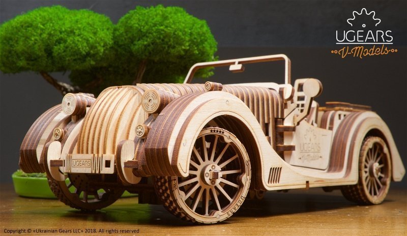 U-Gears Roadster VM-01 Houten Bouwset