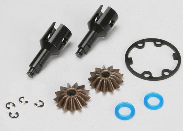 Traxxas Drive Cups, Inner (2) (For Steel Constant Velocity Driveshafts)/ Differential Spider Gears (2)/ Gaskets, Hardware