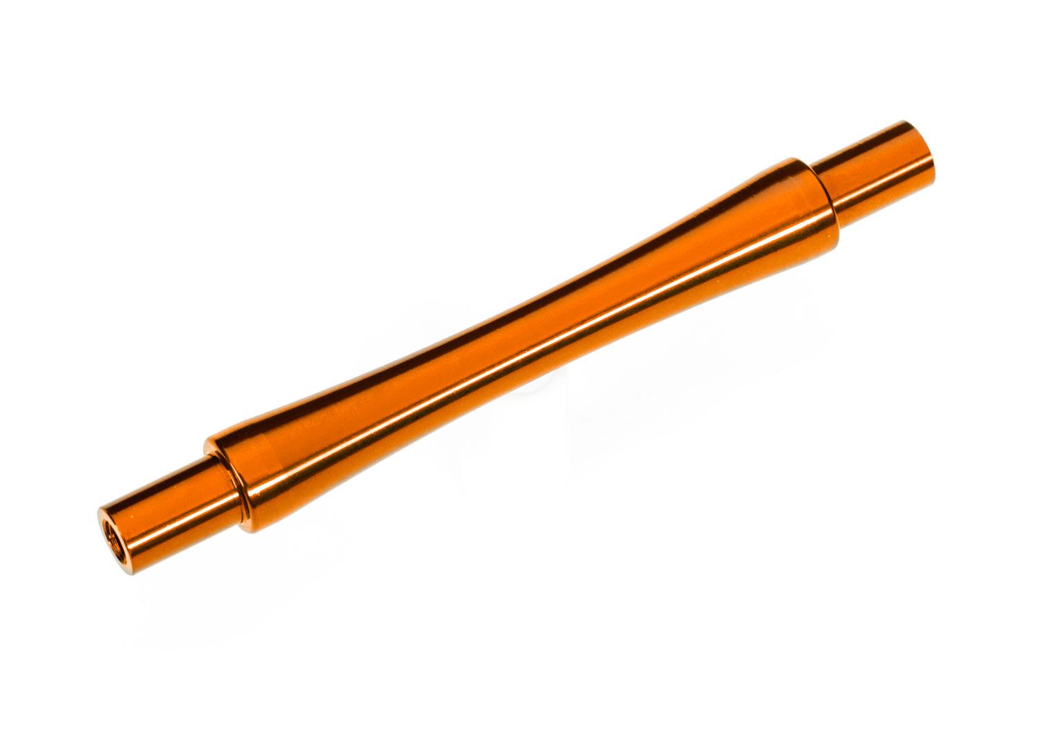 Traxxas Axle wheelie bar 6061-T6 aluminum (orange-anodized) (1)/ 3x12 BCS (with threadlock) (2)