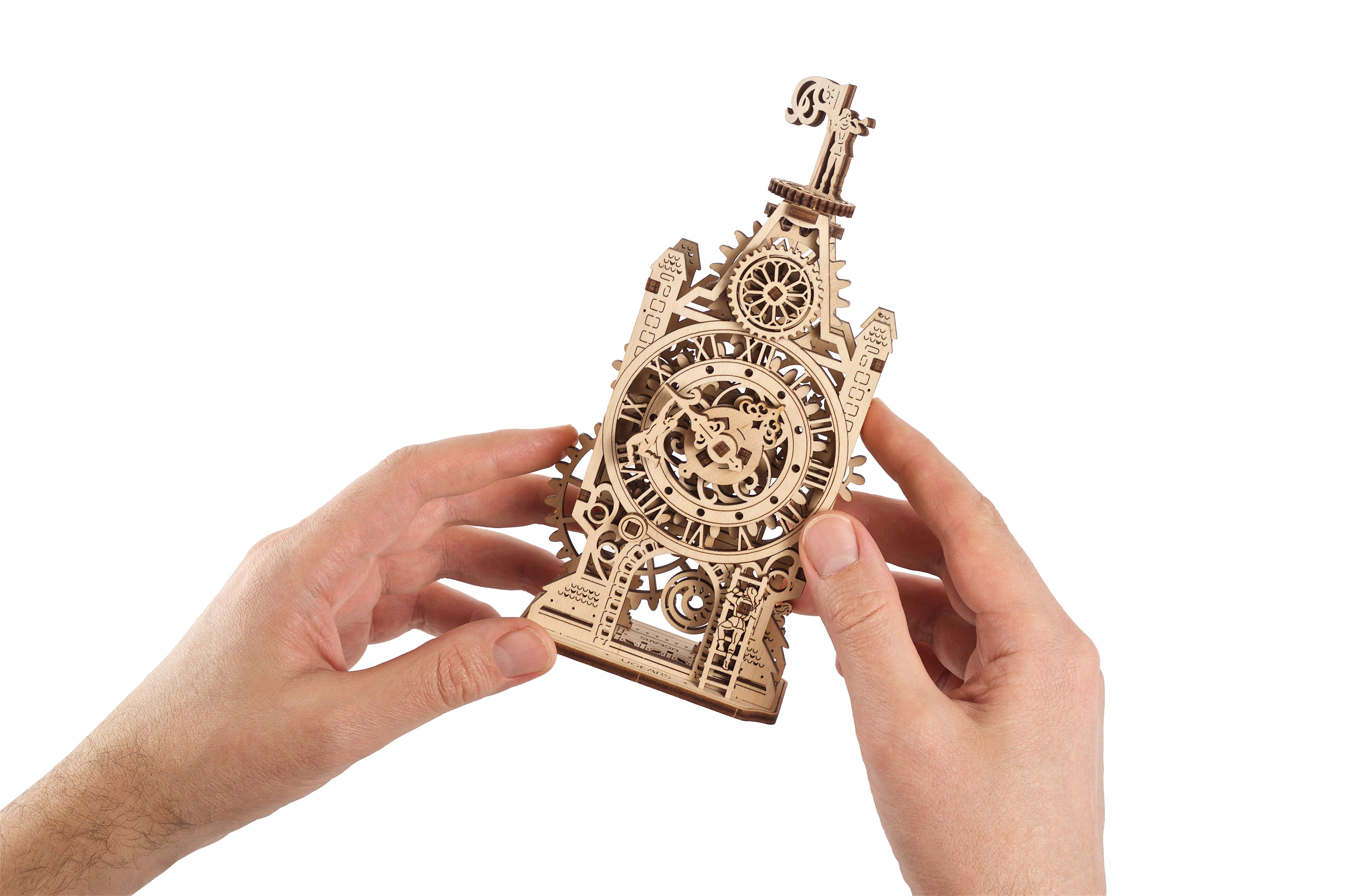 U-Gears Klokkentoren mechanisch houten bouwpakket