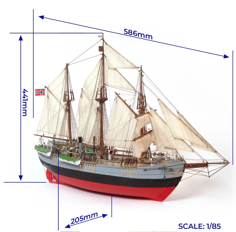 Occre Fram Houten Scheepsmodel 1/85