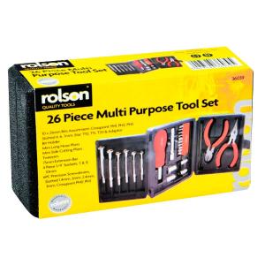 Rolson Multi Purpose Tool Set 26-Delig