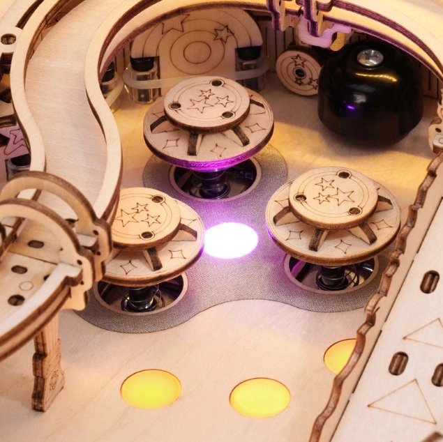 Rokr Pinball Machine 3D Houten Puzzel