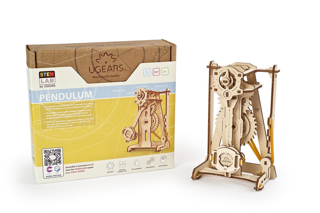 U-Gears Stem Lab Pendulum mechanisch mechanisch houten bouwpakket