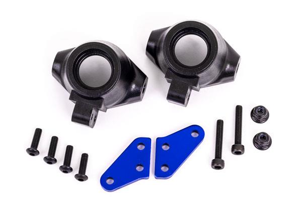 Traxxas Steering block arms (aluminum blue-anodized) (2)/ steering blocks left or right