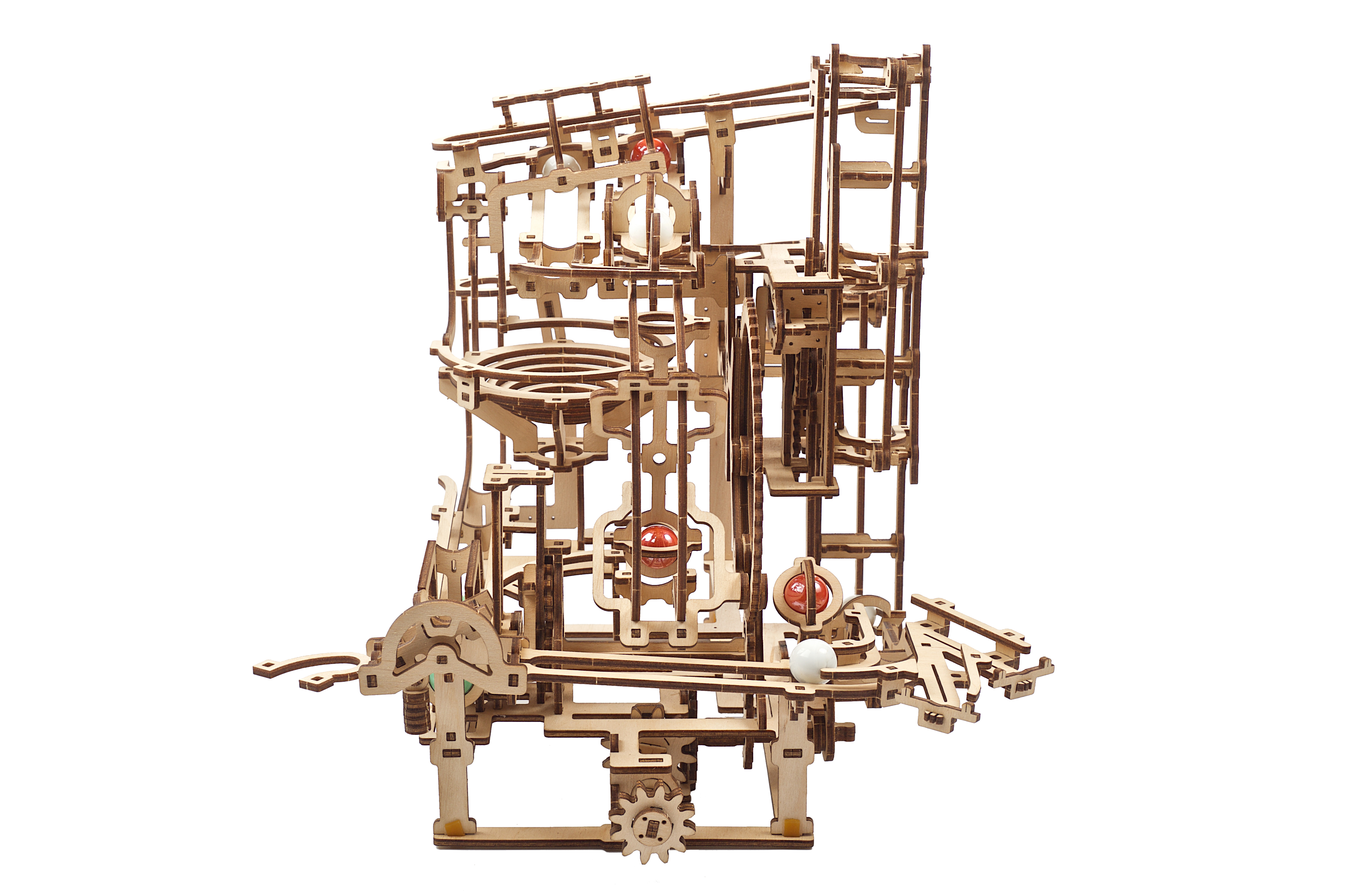 U-Gears Stepped Hoist Knikkerbaan Houten Bouwset