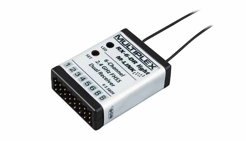 Multiplex RX-6-DR light M-LINK 2.4GHz 6-kanaals Ontvanger