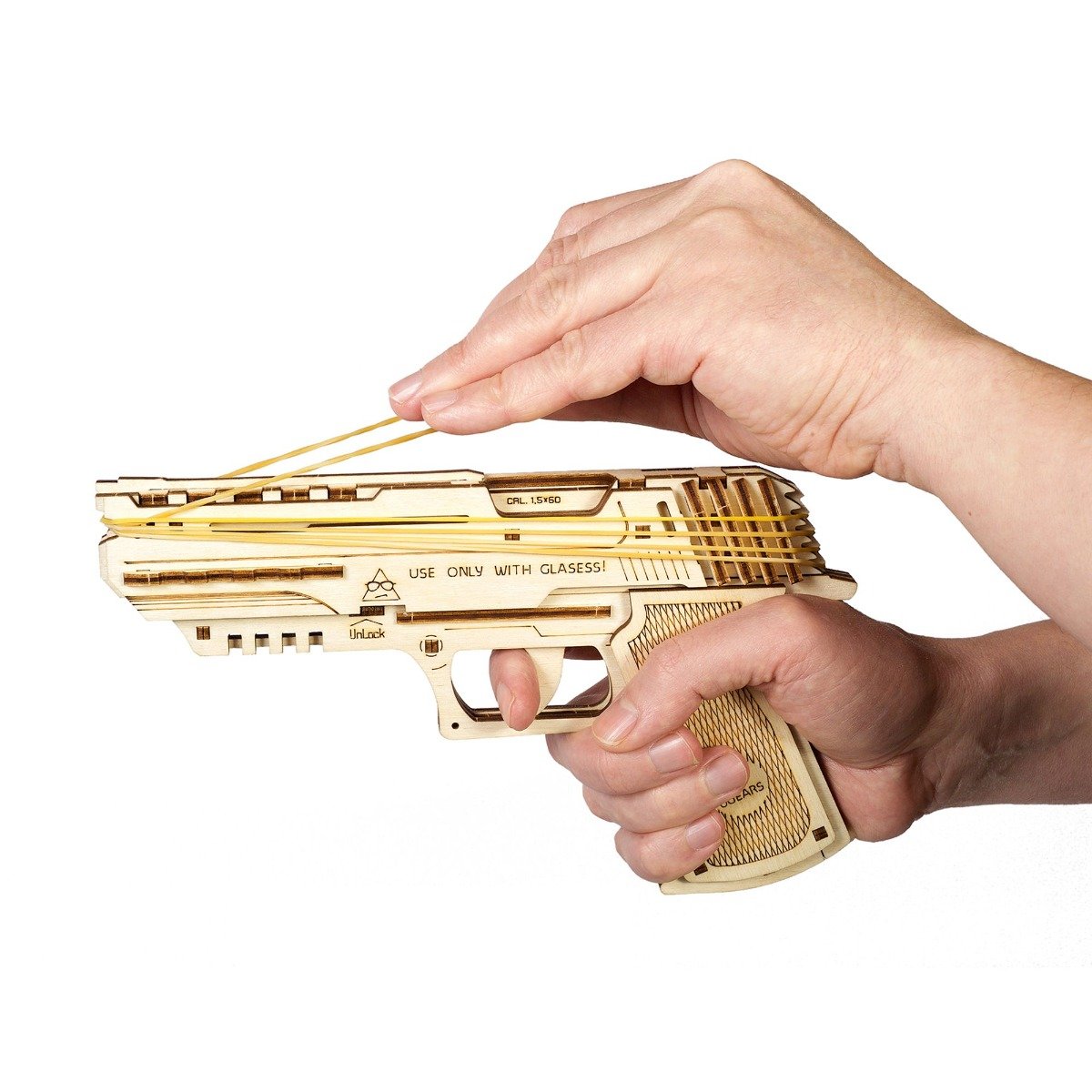 U-Gears Wolf-01 Handgun / Elastiek Pistool 1/1