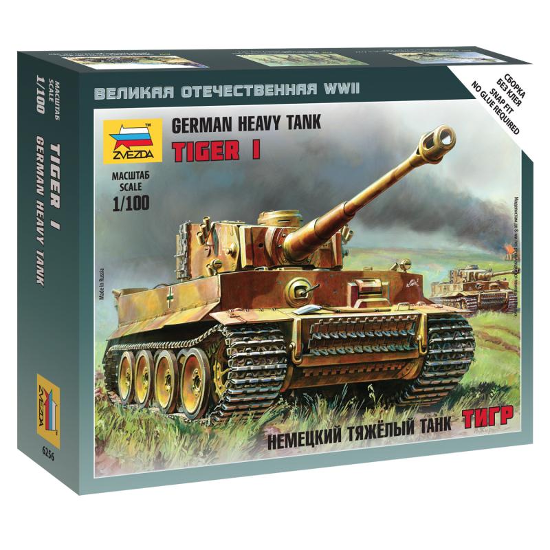 Zvezda German Heavy Tank Tiger I 1/100