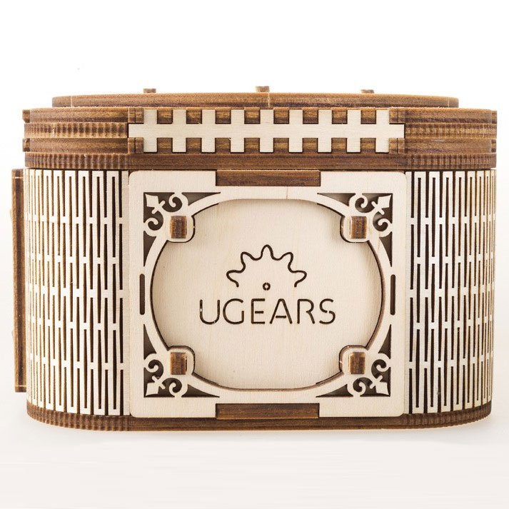 U-Gears Treasure Box / Schatkist mechanisch houten bouwpakket