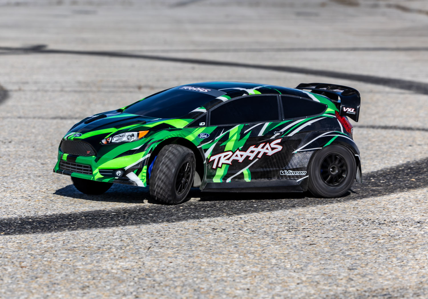 Traxxas Ford Fiesta ST Rally VXL 4x4 TQ 1/10 Scale Brushless Rally Car Green