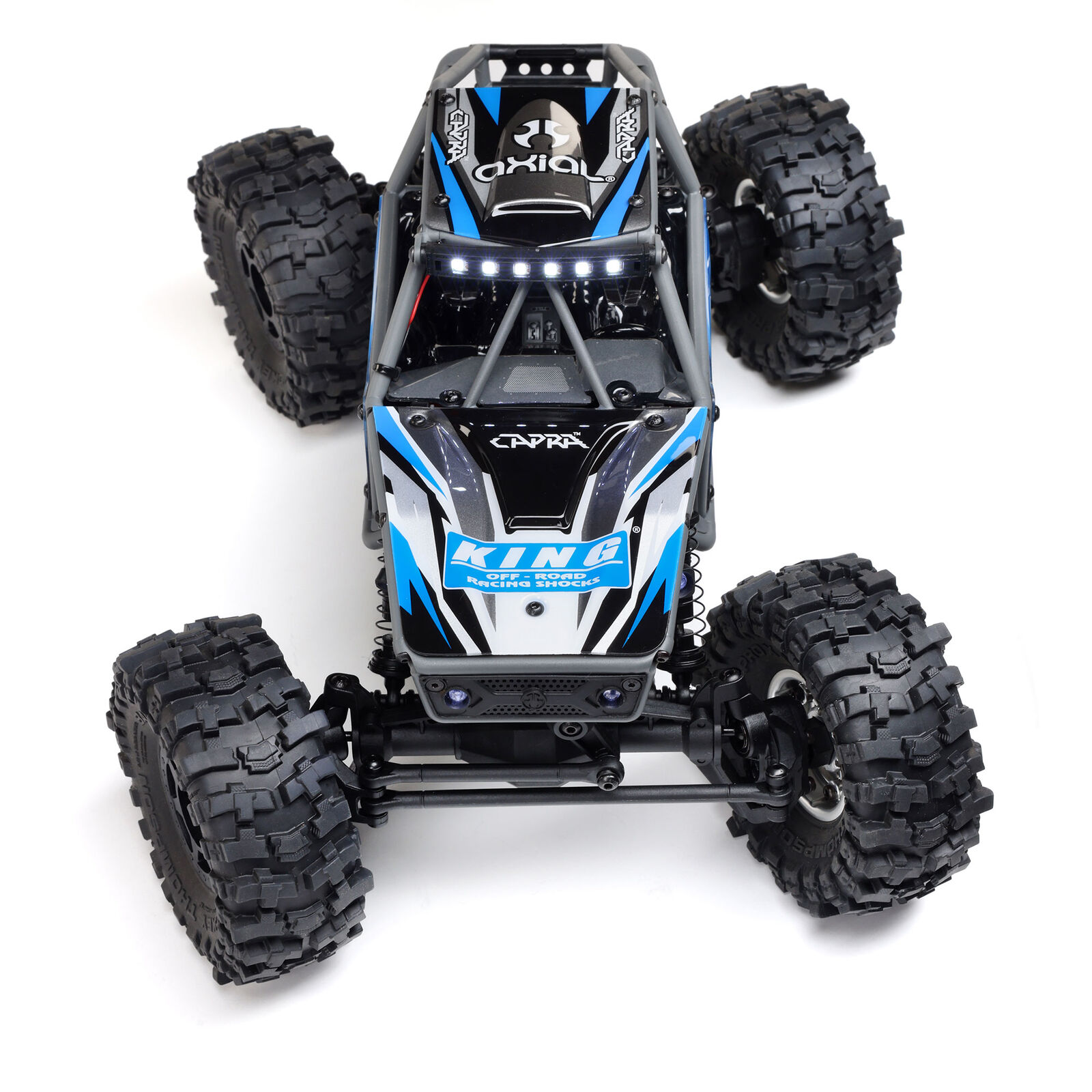 Axial UTB18 Capra 4WS 4X4 RTR Brushed Rock Crawler (Battery & Charger Included) Blue 1/18