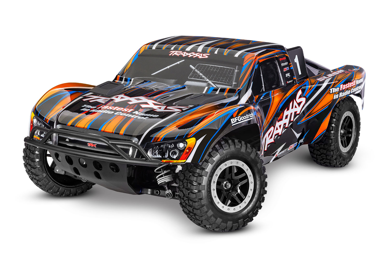 Traxxas Slash 4x4 VXL 2.4GHz TQi TSM RTR Short Course Truck Clipless HD ORANGE