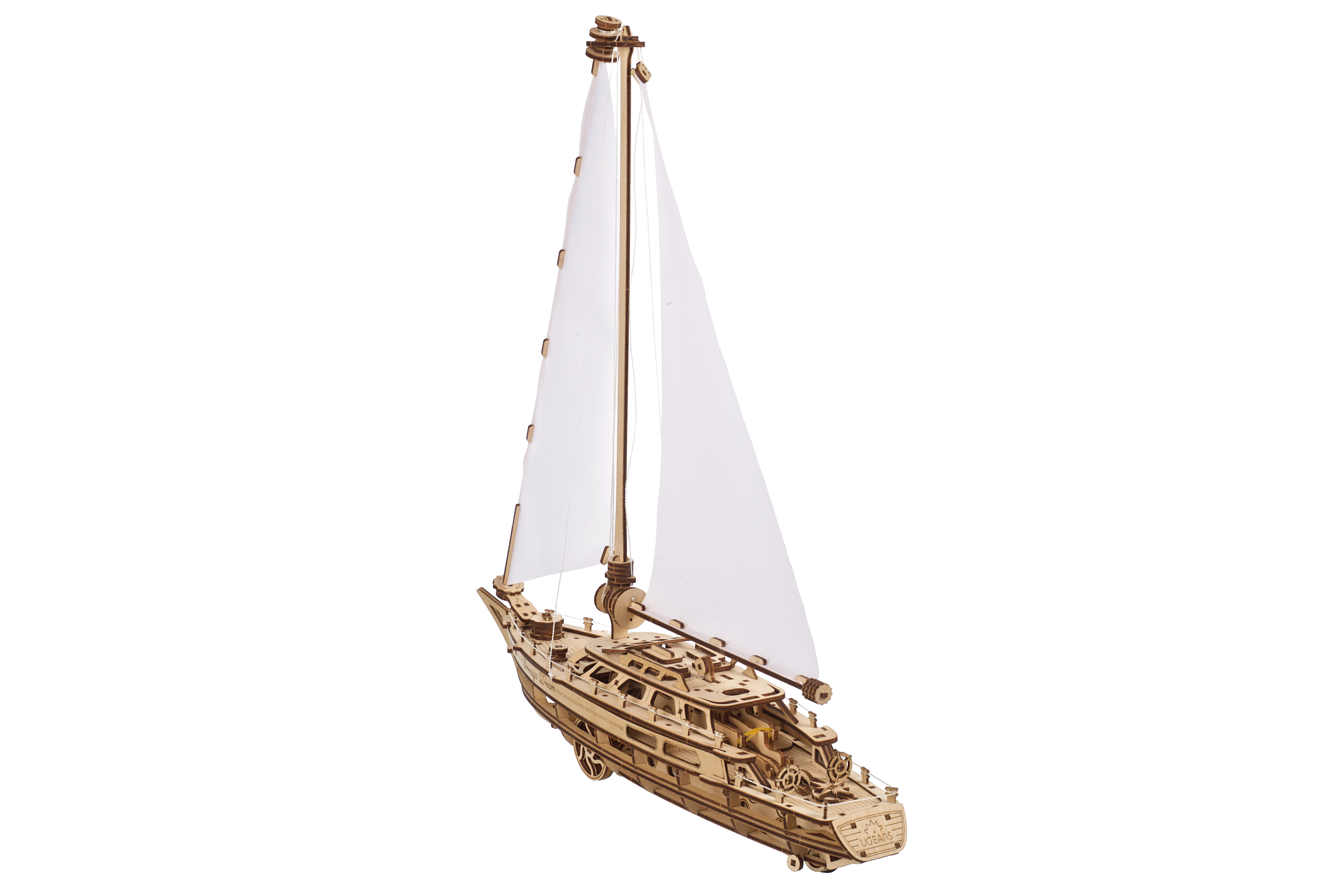 U-Gears  Serenity's Droom Zeilboot mechanisch houten bouwpakket