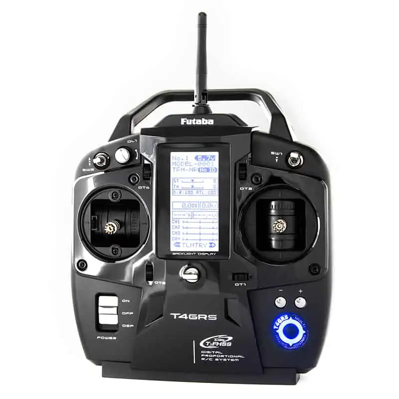 Futaba T4GRS 4 Kanaals Zenderset met R304SB 2.4GHz T-FHSS Ontvanger