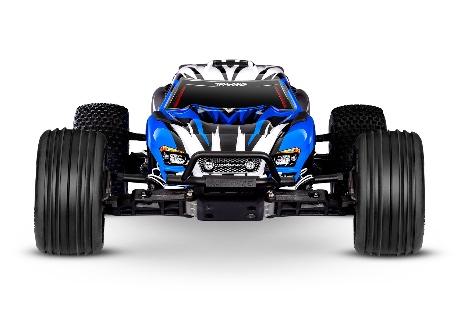 Traxxas Rustler 2WD Brushed with Battery & USB-C Charger Blue X