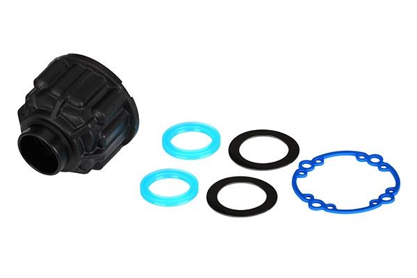 Traxxas Carrier, differential/ x-ring gaskets (2)/ ring gear gasket/ 16X23.5X.5 TW