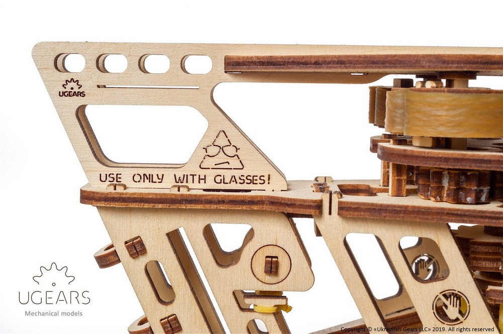 U-Gears Flight Starter mechanisch houten bouwpakket