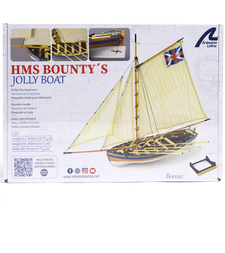 Artesania Latina H.M.S. Bounty's Jolly Boat 1/25