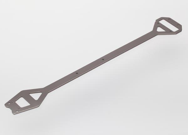 Traxxas Chassis brace 6061-T6 aluminum (dark titanium anodized)