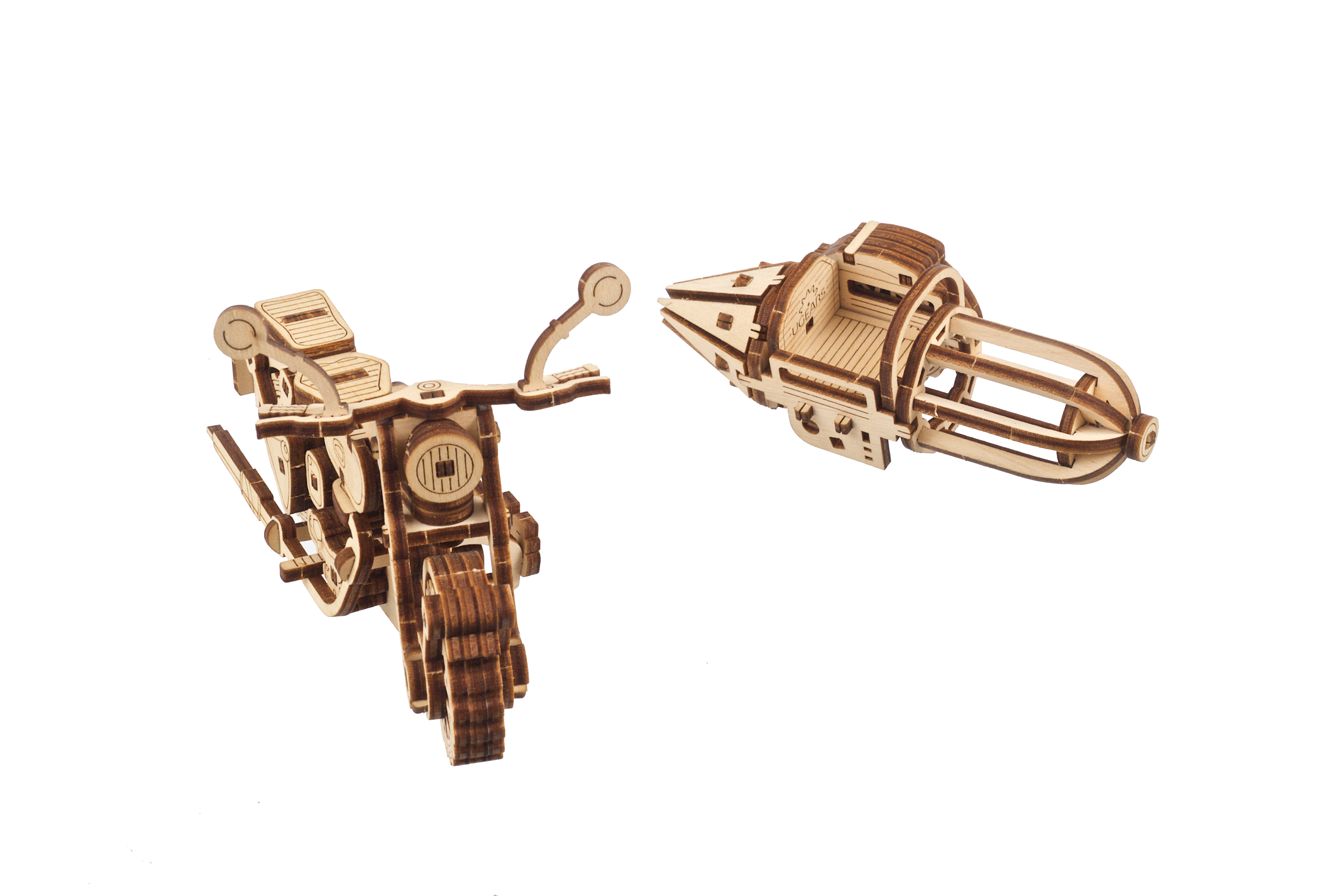 U-Gears Hagrid's Flying Motorbike™ mechanisch houten bouwpakket