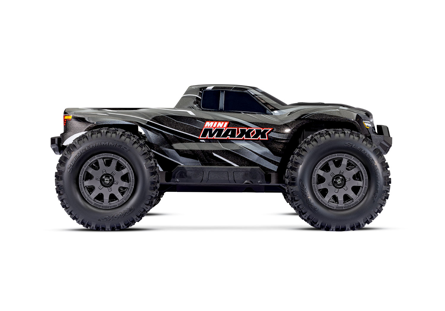 Traxxas Mini Maxx BL-2s TQ 4X4 RTR Brushless Monster Truck 1/16 Black