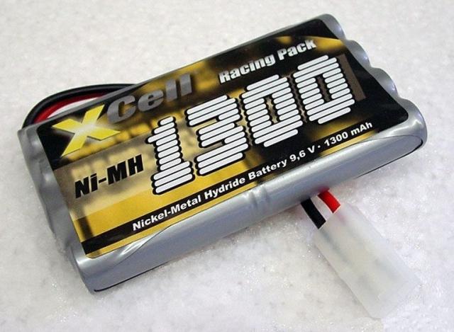 Xcell 9.6 Volt 1300mAh NiMH Accu Tamiya Stekker