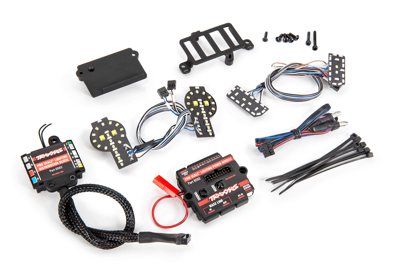 Traxxas LED light harness/ power harness/ zip ties (9) (fits #9311 body) Corvette Stingray