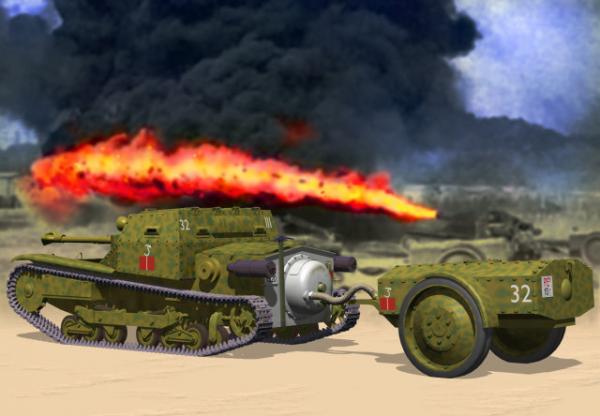 Bronco CV3/35 Lanciafiamme Tankette 1/35