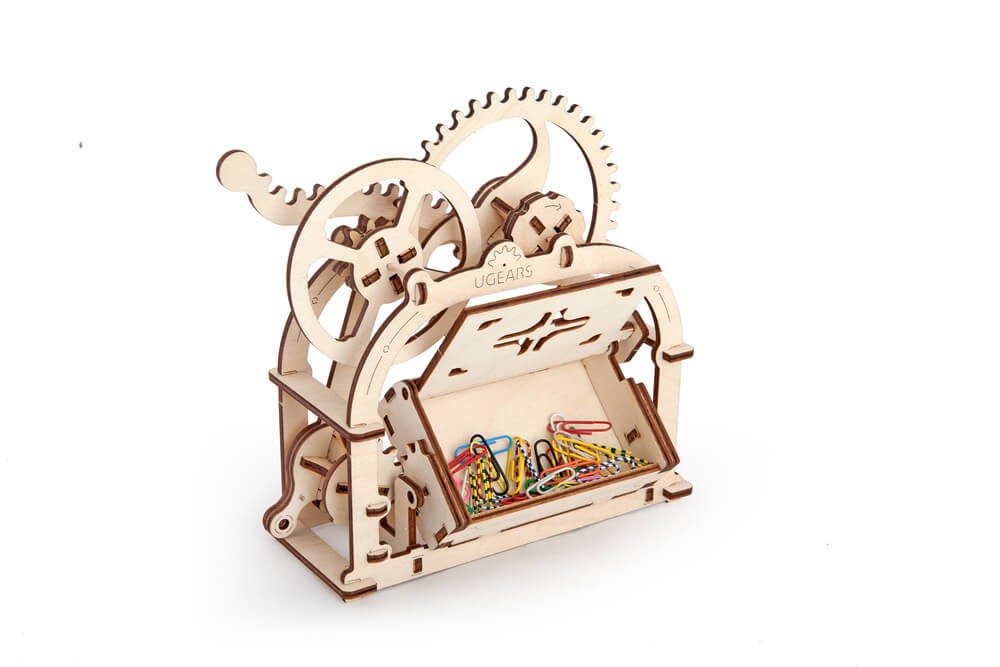 U-Gears Visitekaartjes Houder / Mechanische Etui houten bouwpakket