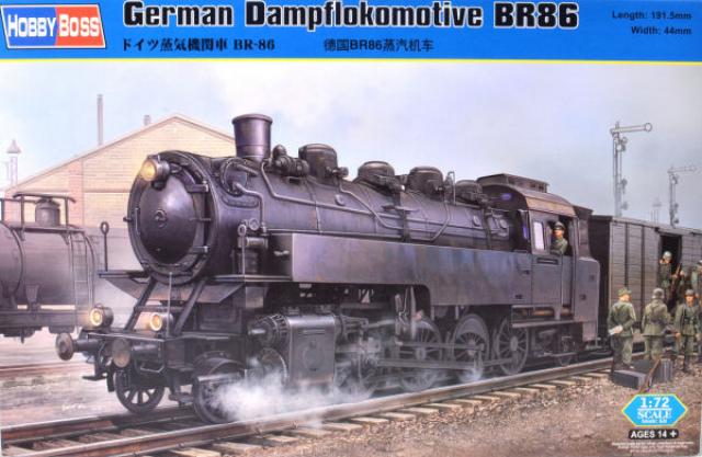 HobbyBoss German Dampflokomotive BR-86 1/72