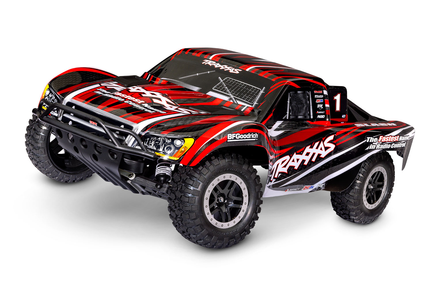 Traxxas Slash TQ 2.4GHz RTR HD w/USB-C 2WD Brushed Short Course Truck 1/10 Red