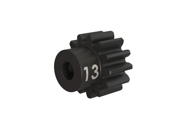 Traxxas Gear, 13T Pinion (32-p), heavy duty (machined, hardened steel) (fits 3.2 mm shaft)/ set screw