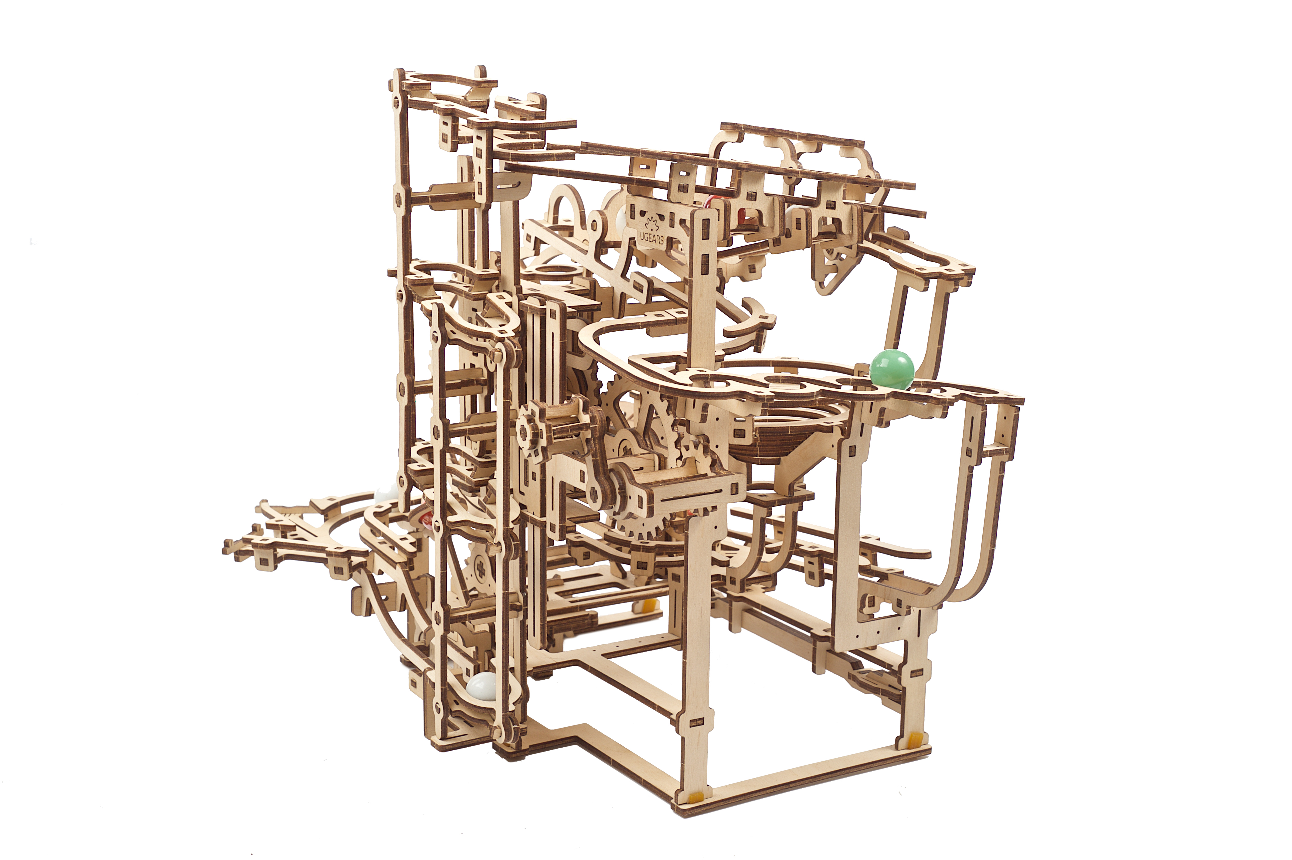 U-Gears Stepped Hoist Knikkerbaan Houten Bouwset